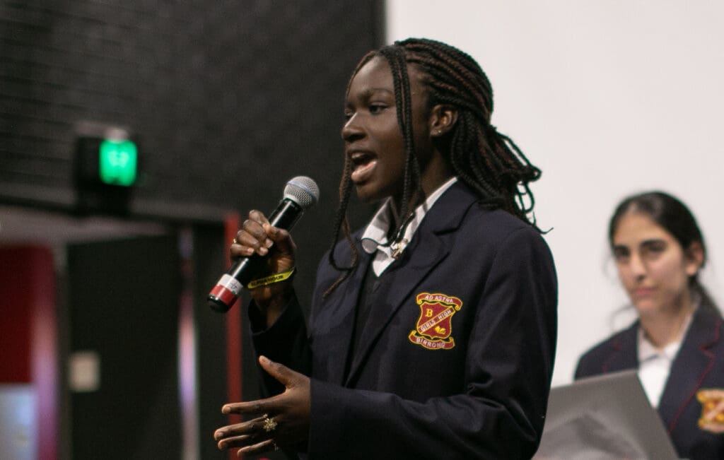 Students pitches at the South West Sydney Sustainnovation Challenge